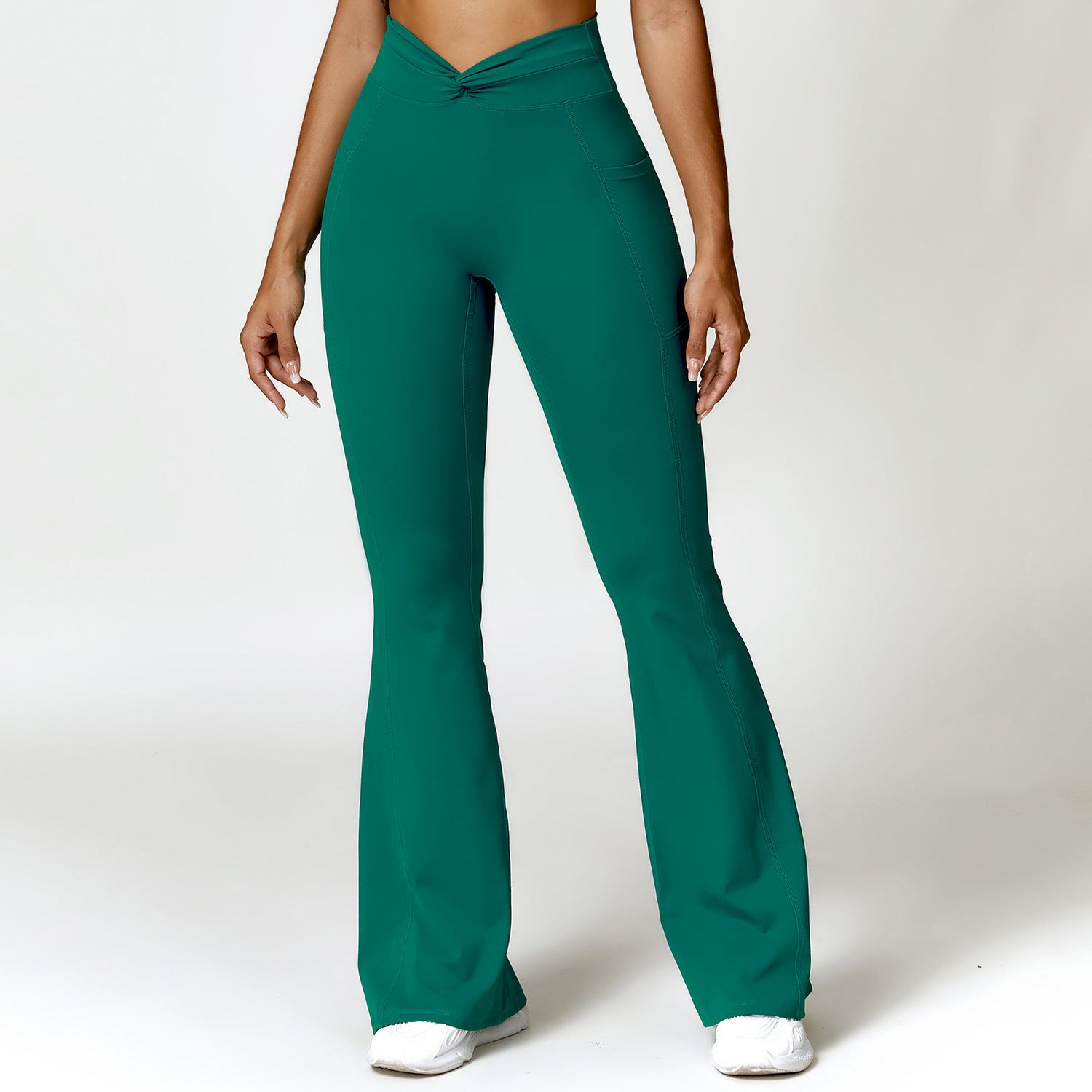 Women's Leggings With Pockets | Bell Bottom Leggings – Nares Fitness