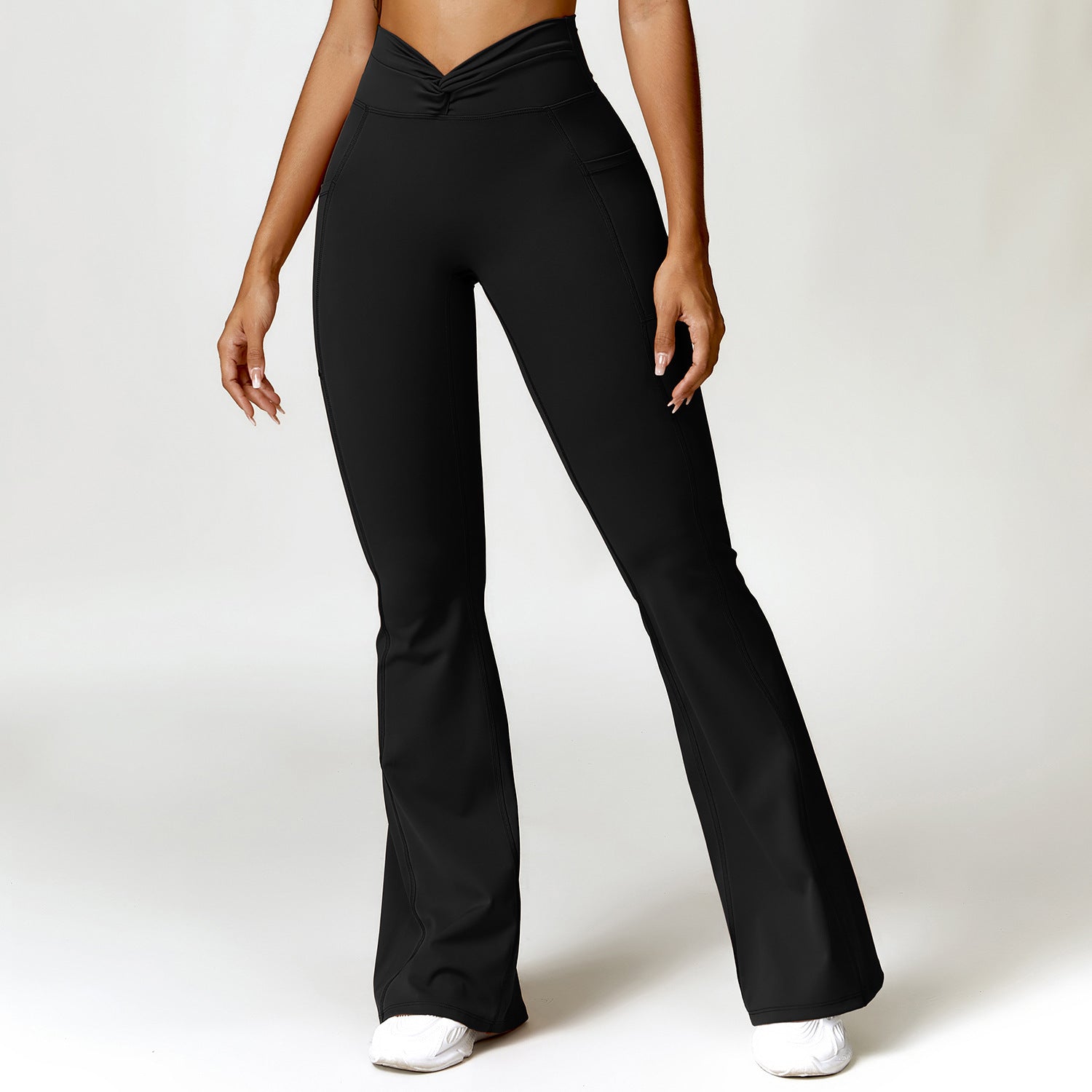 Women's Leggings With Pockets | Bell Bottom Leggings – Nares Fitness