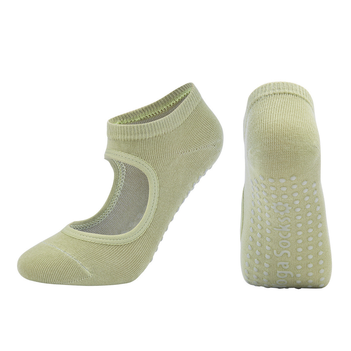 Combed cotton yoga socks